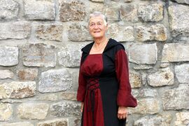 Burgführerin Jutta Münz