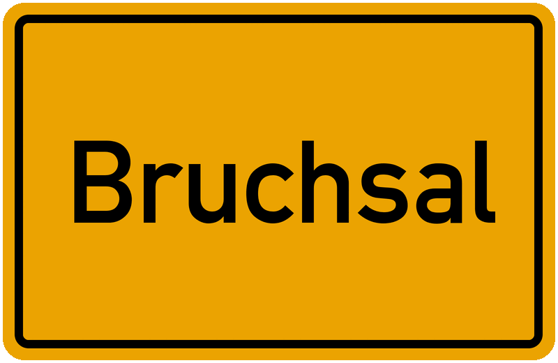 Datei:Bruchsal Ortsschild.gif