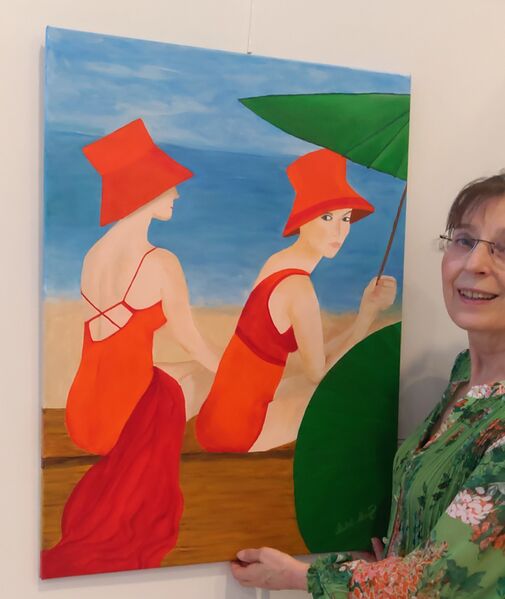 Datei:Mabel Münz präsentiert Sommerfrische.jpg