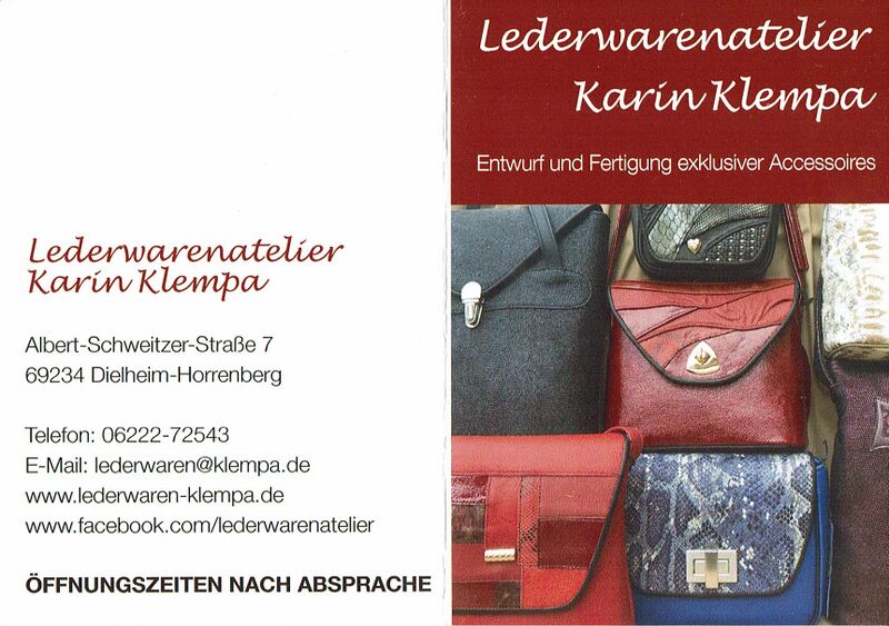 Datei:Lederwarenatelier Karin Klempa 1.jpg