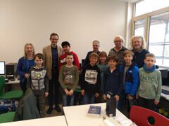 Abschlussphoto mit Besuch am 30. Januar